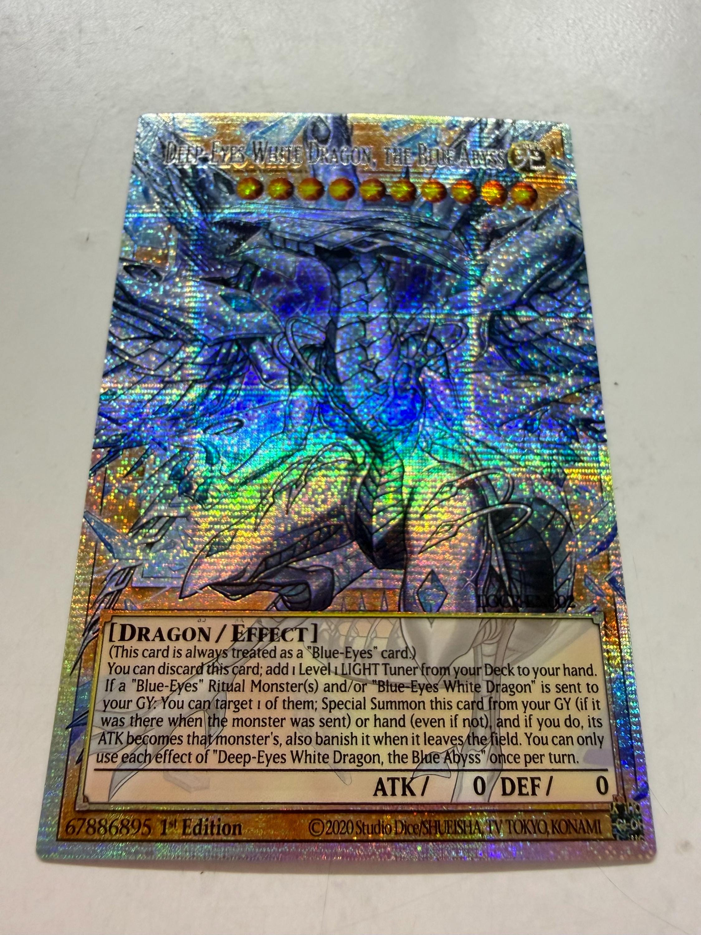 Deep-eyes White Dragon, the Blue Abyss | Overframe Rare | Orica