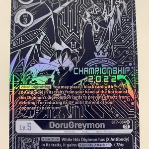 DoruGreymon BT7-064 (Alternate Art) | FULL HOLO | Orica PROXY