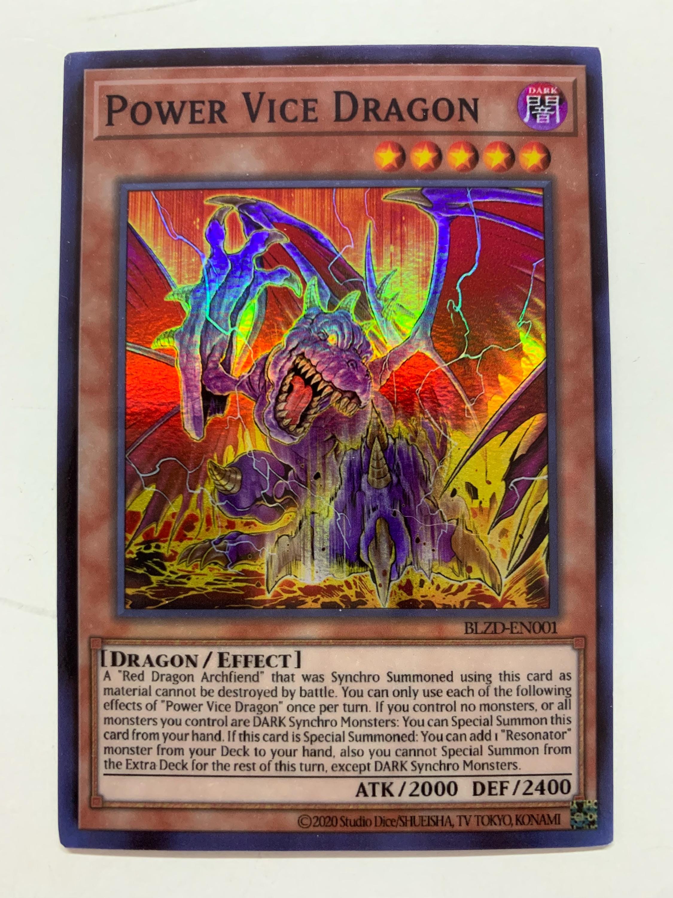 Power Vice Dragon | Secret Rare | Orica PROXY - Etsy