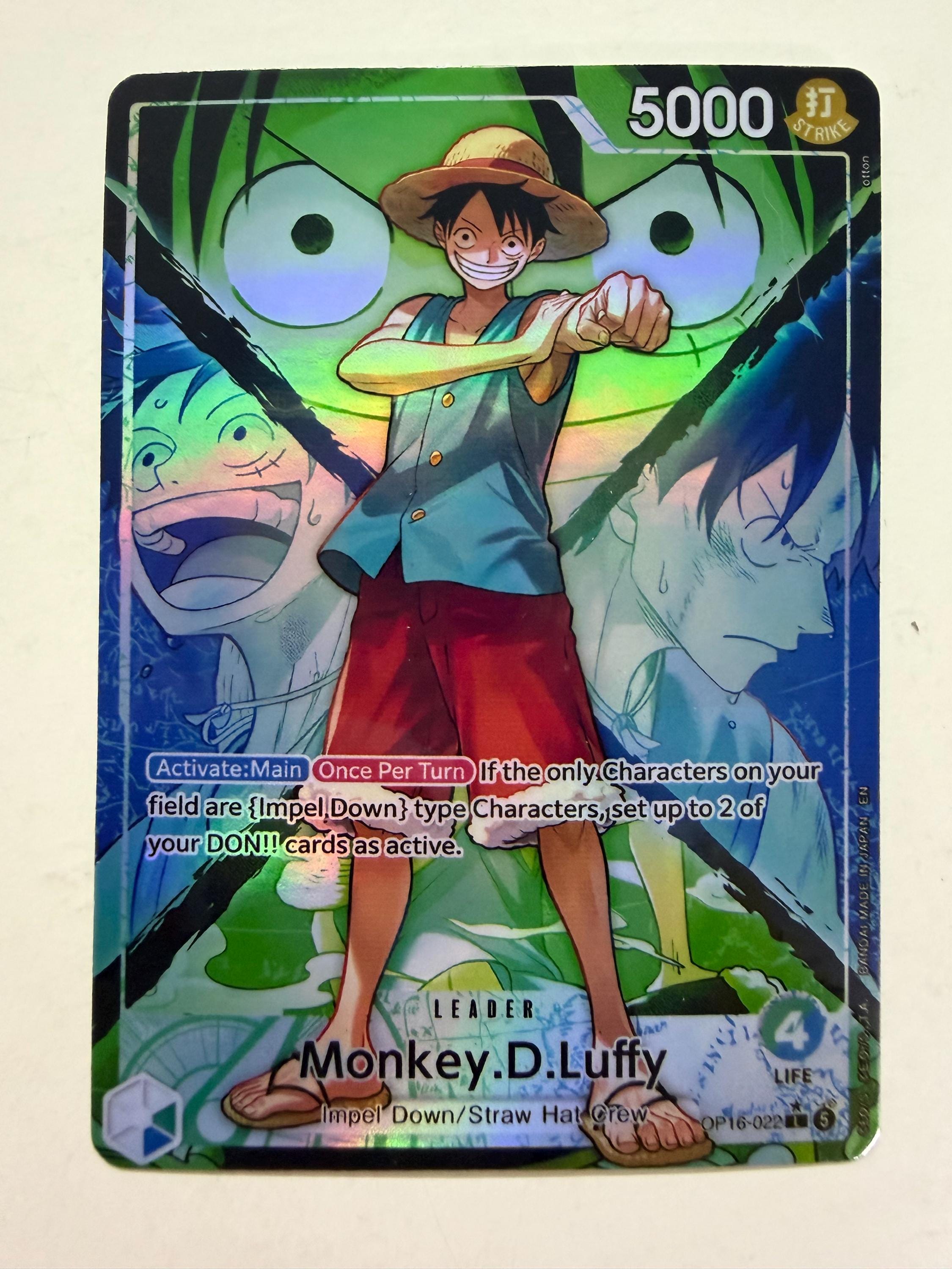 Monkey.d.luffy OP16-022 (alternate Art) | FULL HOLO | Orica PROXY