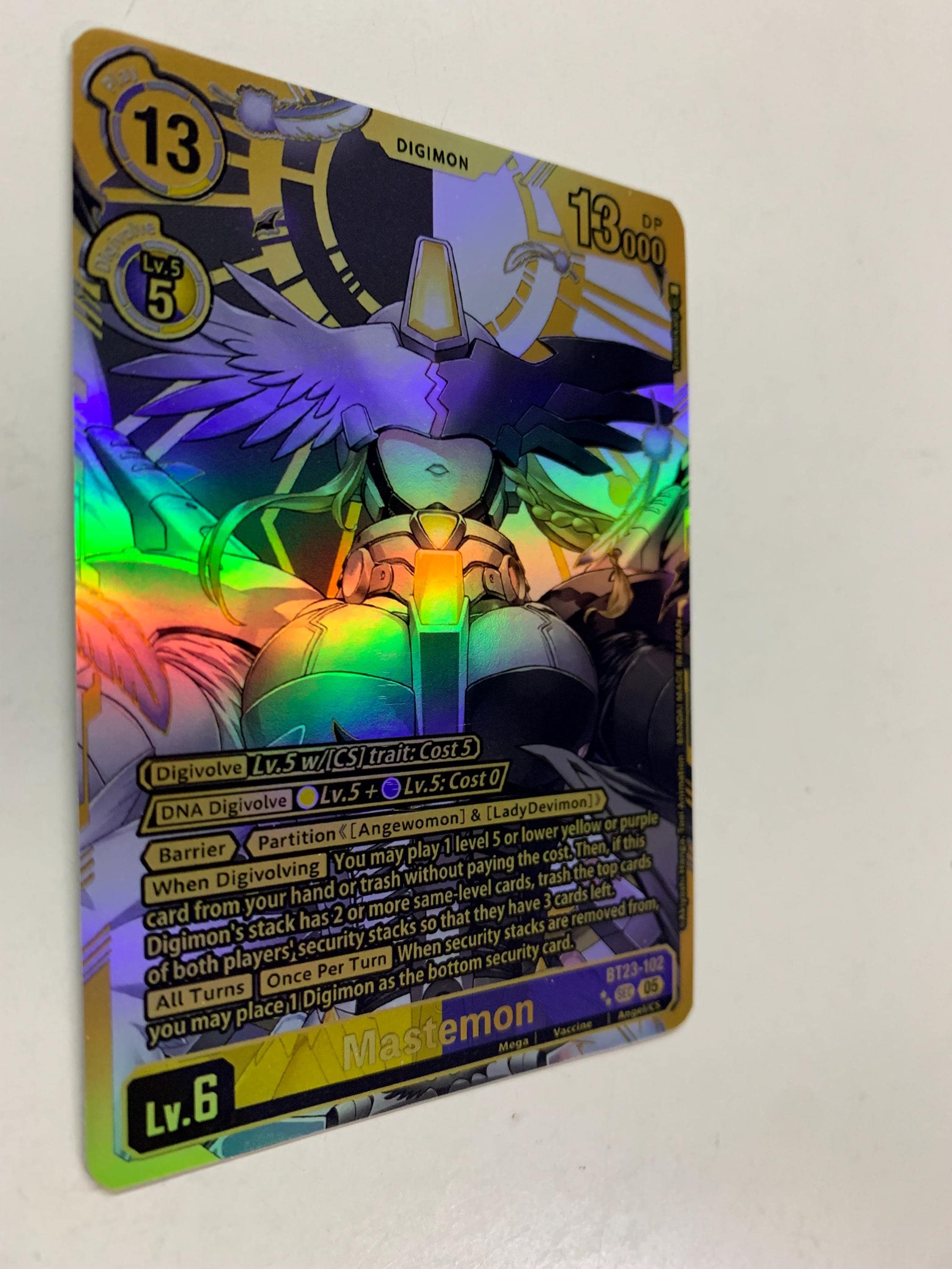 Mastemon BT23-102 (alternate Art) | FULL HOLO | Orica PROXY - Etsy