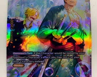 Roronoa Zoro PRB02-006 (Alternate Art) | FULL HOLO | Orica PROXY