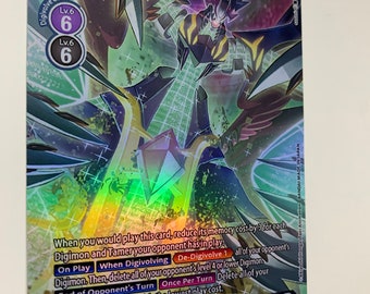 Deathxmon BT9-112 (alternate Art) | FULL HOLO | Orica PROXY - Etsy