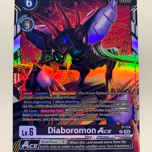 Diaboromon Ace P114 | FULL HOLO | Orica PROXY