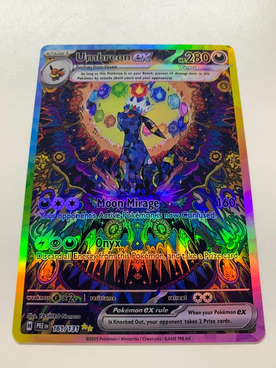 Umbreon Ex 161/131 | FULL HOLO | Orica PROXY - Etsy