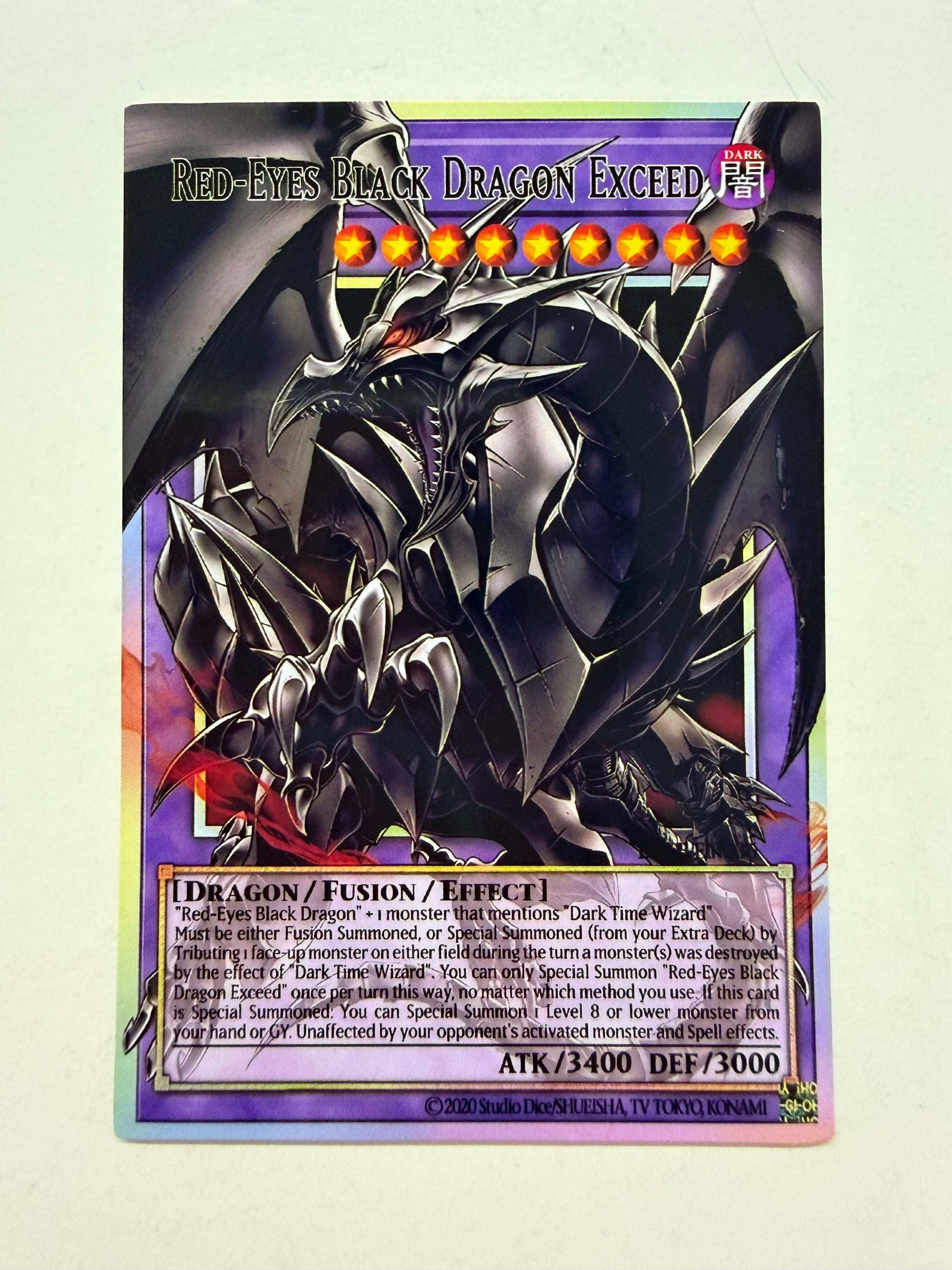 Red-eyes Black Dragon Exceed | Overframe Rare | Orica PROXY - Etsy