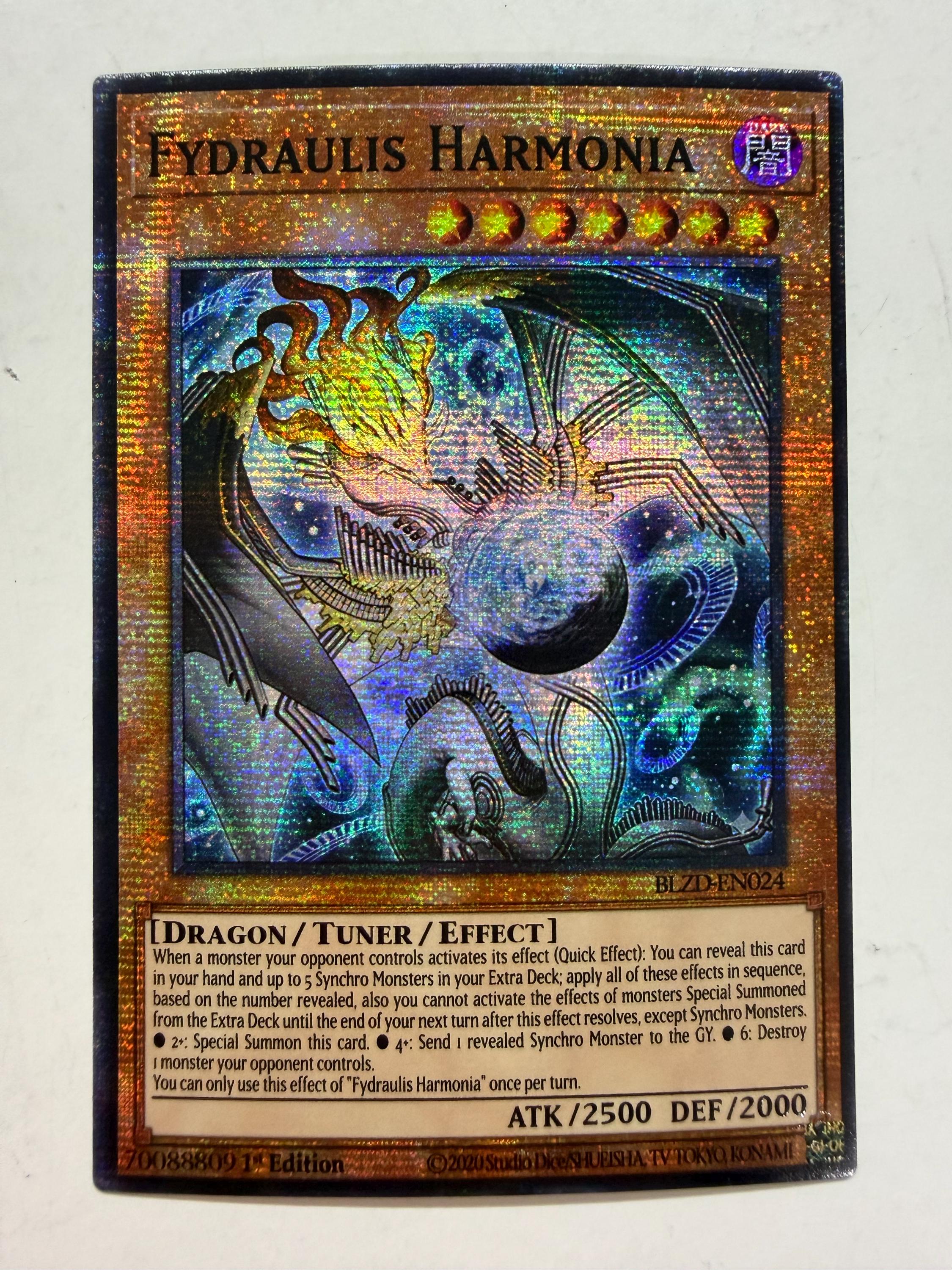 遊戯王　フィドラウリスハルモニア　シークレット フィドラウリス・ハルモニア |シークレットレア |オリカプロキシ