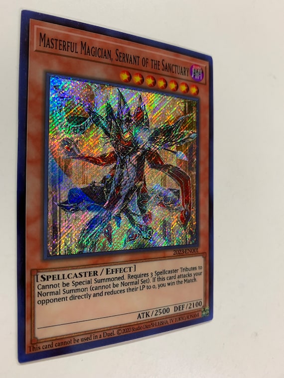 遊戯王 - Masterful Magician, Servant of the Sanctuary 未開封　管理03 Masterful Magician, Servant of the Sanctuary | Secret Rare