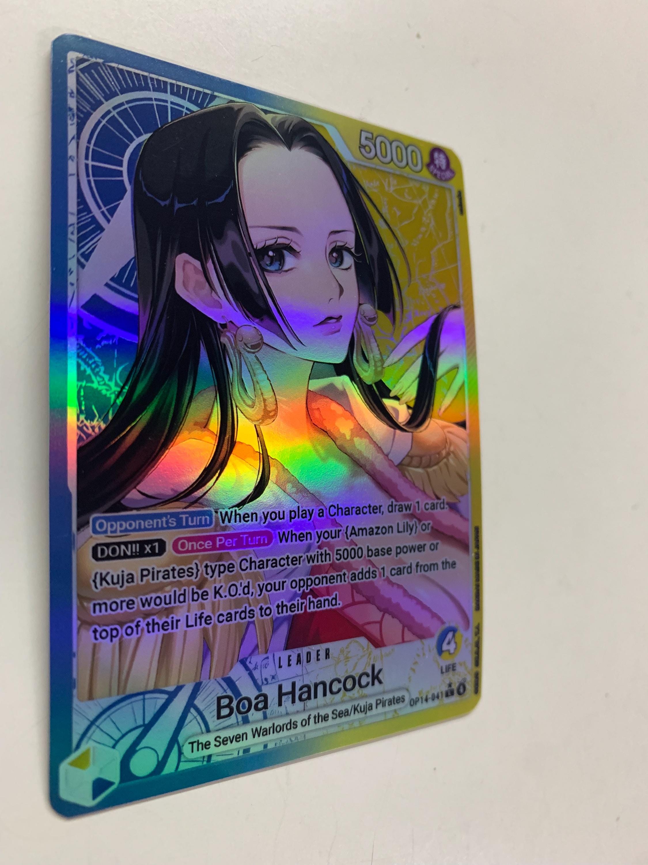 Boa Hancock OP14-041 (alternate Art) | FULL HOLO | Orica PROXY - Etsy