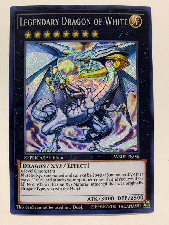 Legendary Dragon of White | Secret Rare | Orica PROXY - Etsy