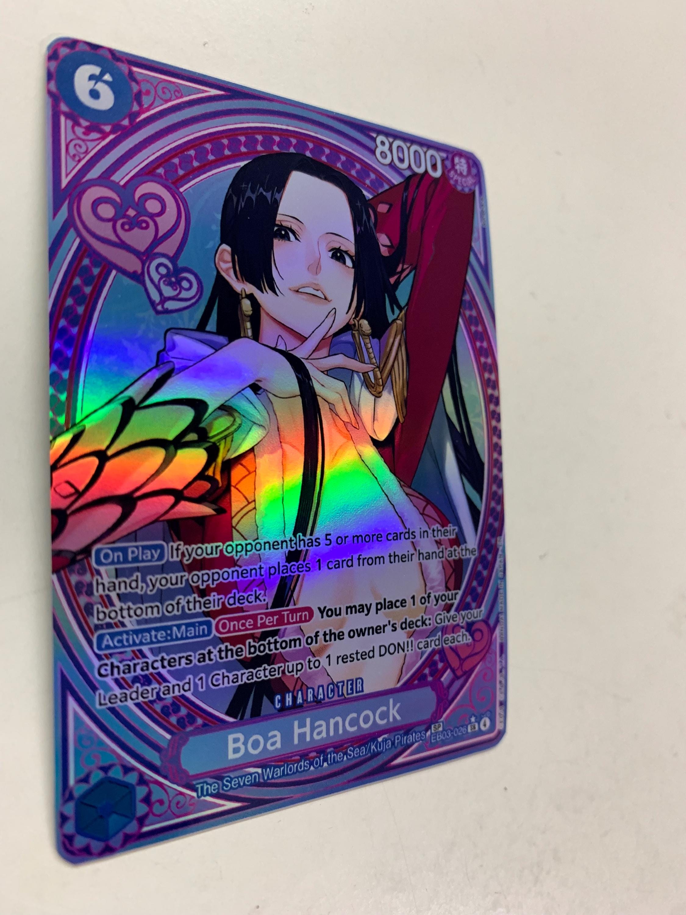 Boa Hancock EB03-026 (alternate Art) | FULL HOLO | Orica PROXY - Etsy