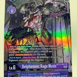 Belphemon: Rage Mode BT13-091 (arte alternativo) / FULL HOLO / Orica PROXY