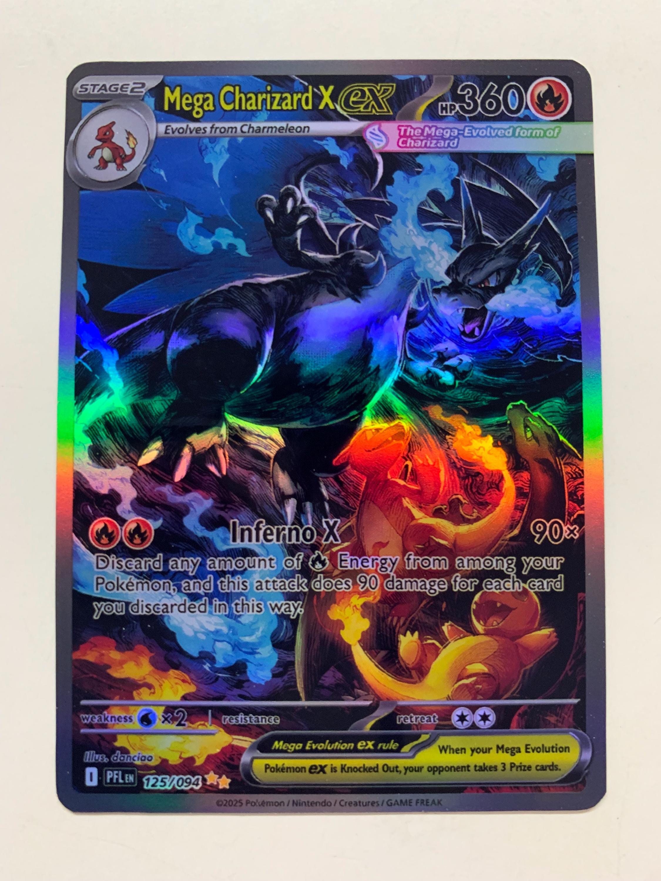 MEGA CHARIZARD X ex #223 2026年 ポケモンカード Mega Charizard X Ex 125/094 | FULL HOLO | Orica PROXY - Etsy