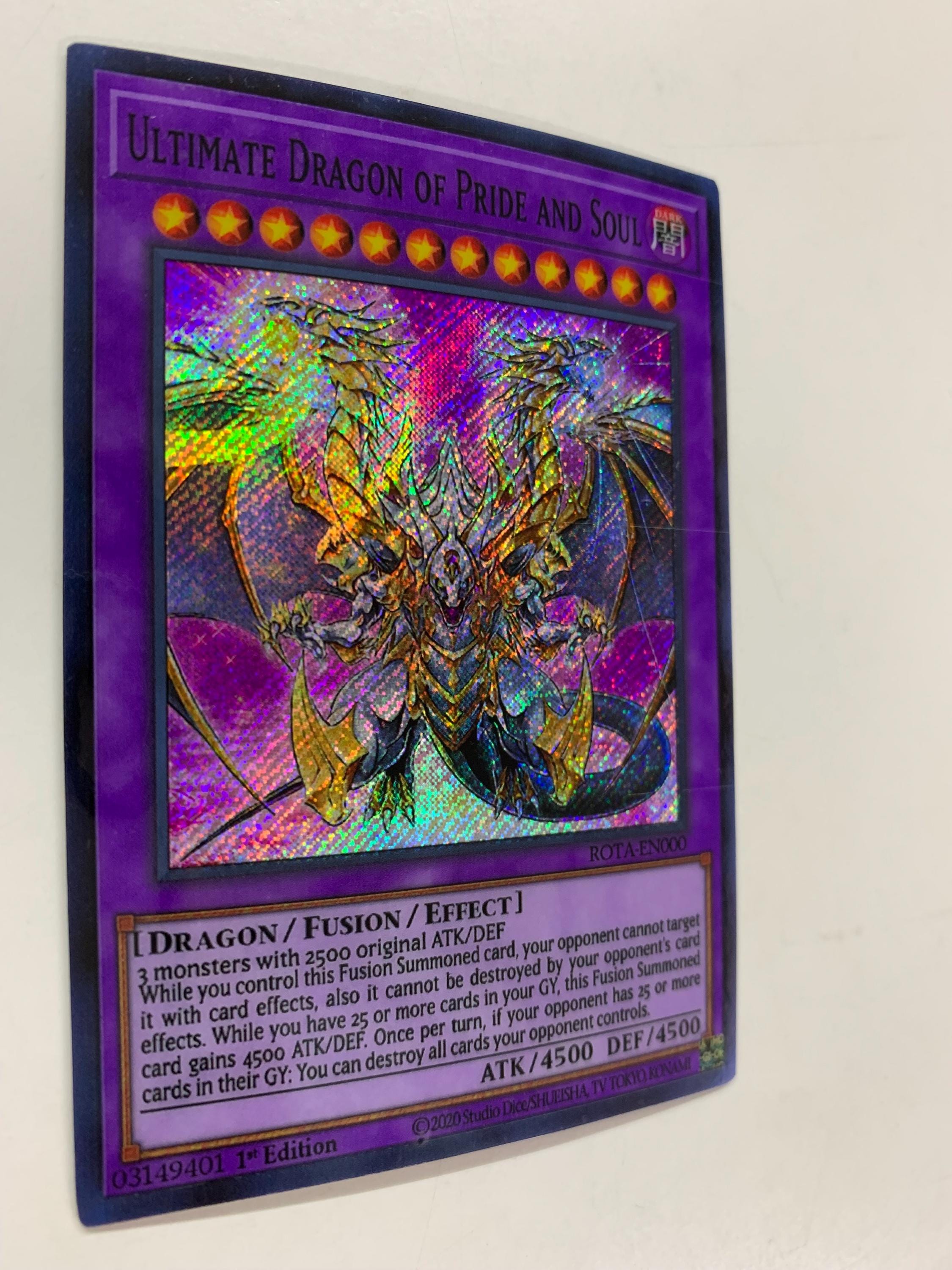 Ultimate Dragon of Pride and Soul | Secret Rare | Orica PROXY - Etsy
