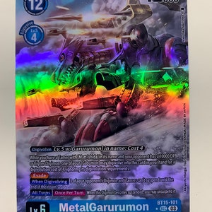 MetalGarurumon BT15-101 (Alternate Art) | FULL HOLO | Orica PROXY