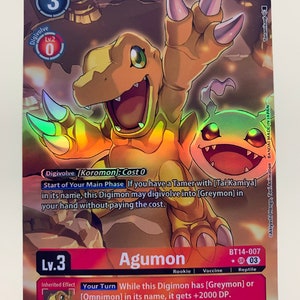 Agumon BT14-007 (Alternate Art) | FULL HOLO | Orica PROXY