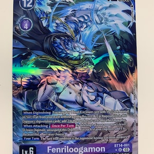 Fenriloogamon BT14-081 (Alternate Art) | FULL HOLO | Orica PROXY