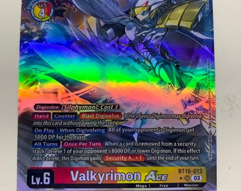 デジモンカードゲーム BT16-013 ヴァルキリモンACE SPカード パラレル】BT16-013 ヴァルキリモンACE SR | デジモンカード
