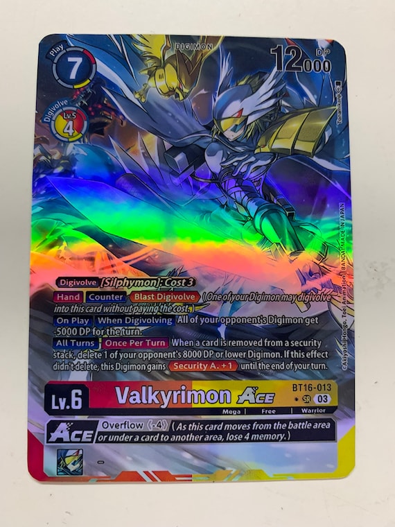 デジモンカードゲーム BT16-013 ヴァルキリモンACE SPカード ヴァルキリモンACE - カードランド秋葉原店