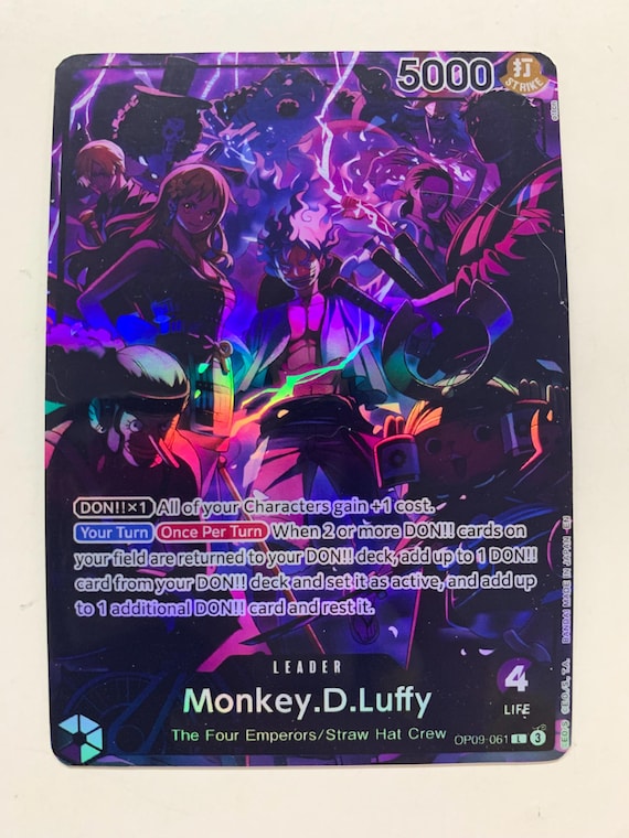 Monkey.d.luffy OP09-061 (alternate Art) | FULL HOLO | Orica PROXY