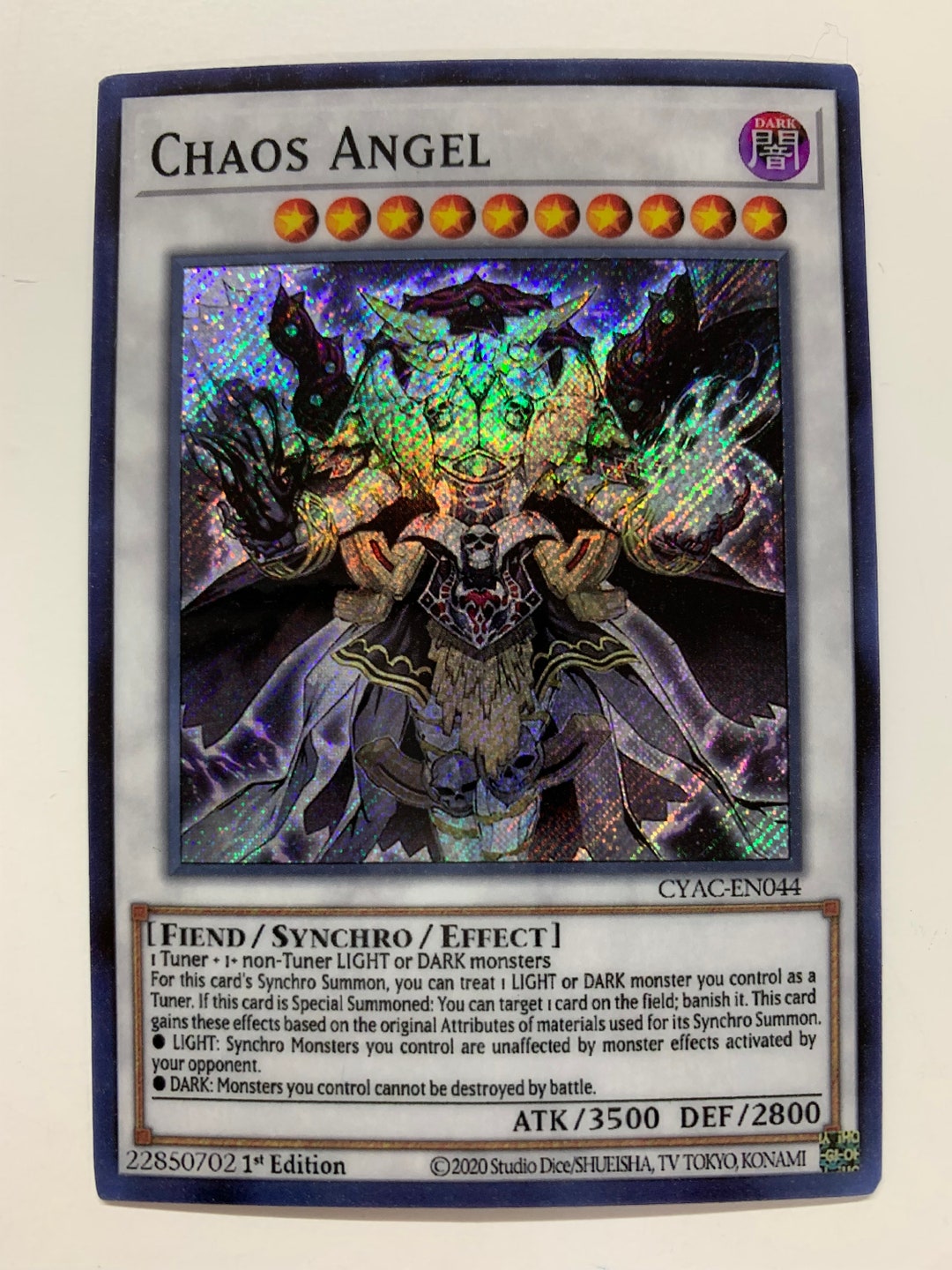 Chaos Angel | Secret Rare | Orica PROXY - Etsy