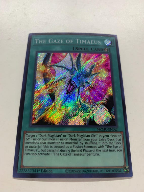The Gaze of Timaeus | Secret Rare | Orica PROXY - Etsy