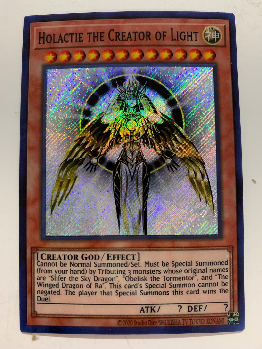 光の創造神 ホルアクティ | シークレットレア | オリカPROXY - Etsy 日本