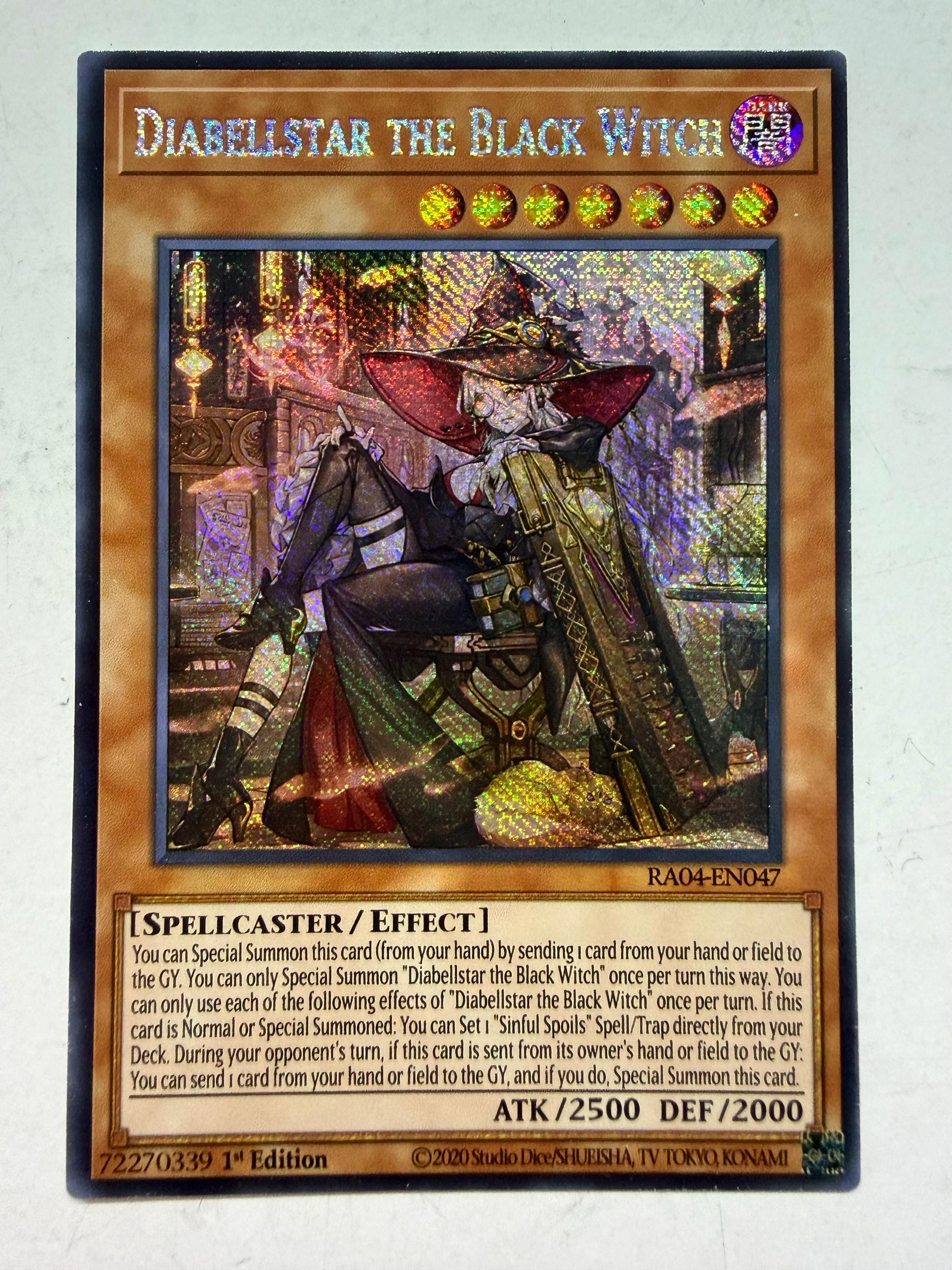 Diabellstar the Black Witch (alternate Art) | Secret Rare | Orica
