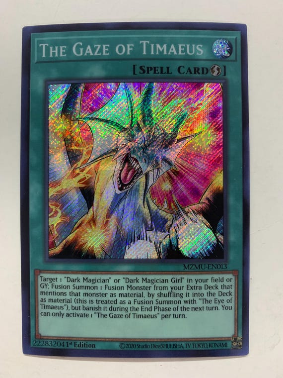 The Gaze of Timaeus | Secret Rare | Orica PROXY - Etsy