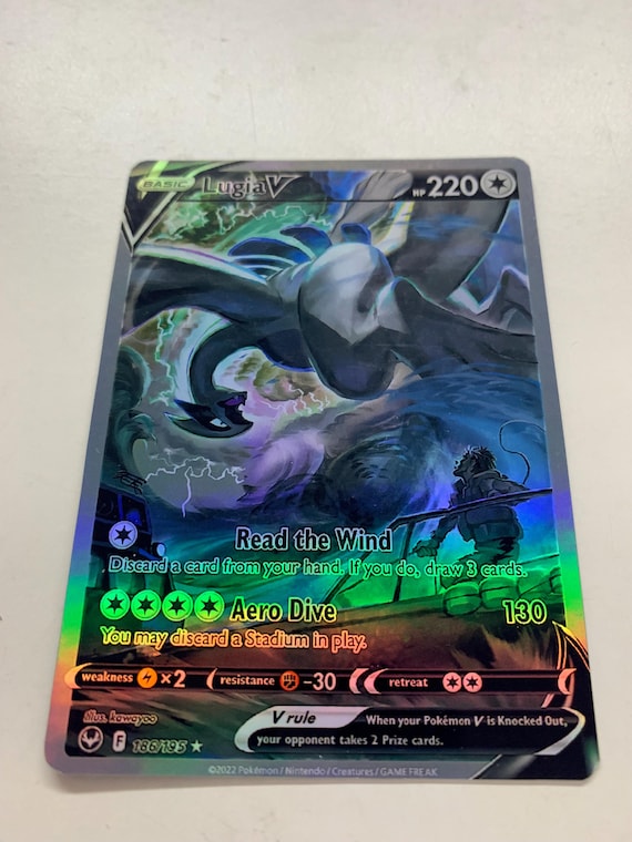 Lugia V 186/195 | FULL HOLO | Orica PROXY - Etsy
