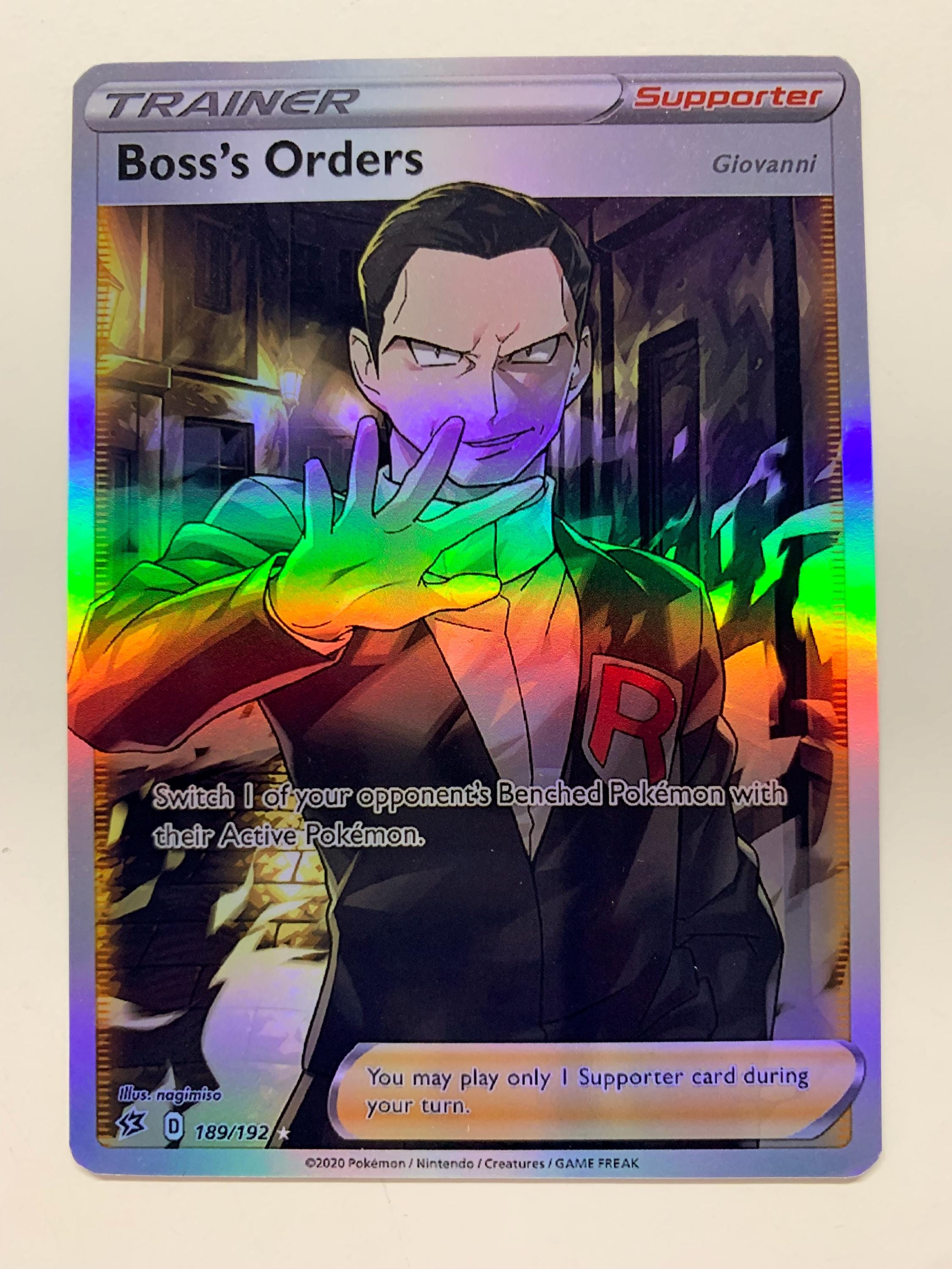 Boss's Orders 189/192 | FULL HOLO | Orica PROXY - Etsy