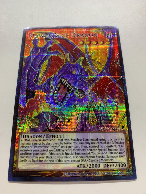 Power Vice Dragon | Secret Rare | Orica PROXY - Etsy