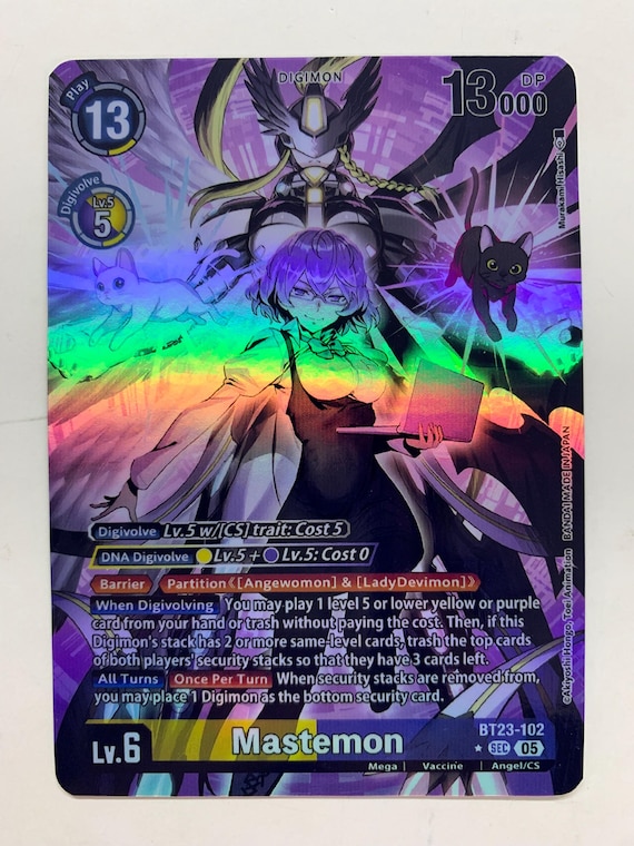 Mastemon BT23-102 (alternate Art) | FULL HOLO | Orica PROXY - Etsy Mastemon BT23-102 (alternate Art) | FULL HOLO | Orica PROXY - Etsy