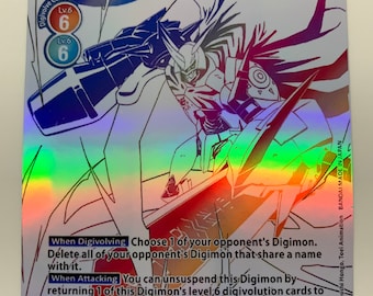 Omnimon BT1-084 (Alternate Art) | FULL HOLO | Orica PROXY