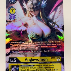 Angewomon BT11-042 (Custom Art) | FULL HOLO | Orica PROXY