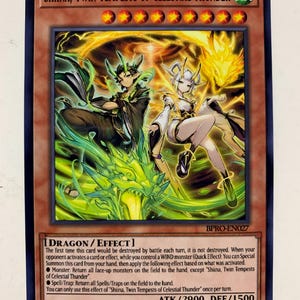 Shiina, Twin Tempests of Celestial Thunder | Secret Rare | Orica PROXY