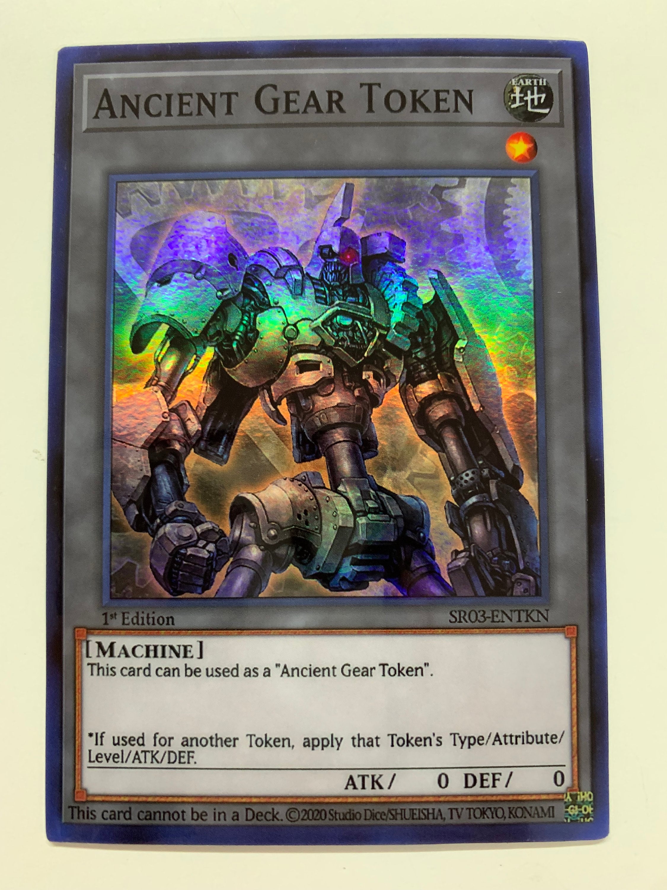 Ancient Gear Token | Super Rare | Orica PROXY - Etsy