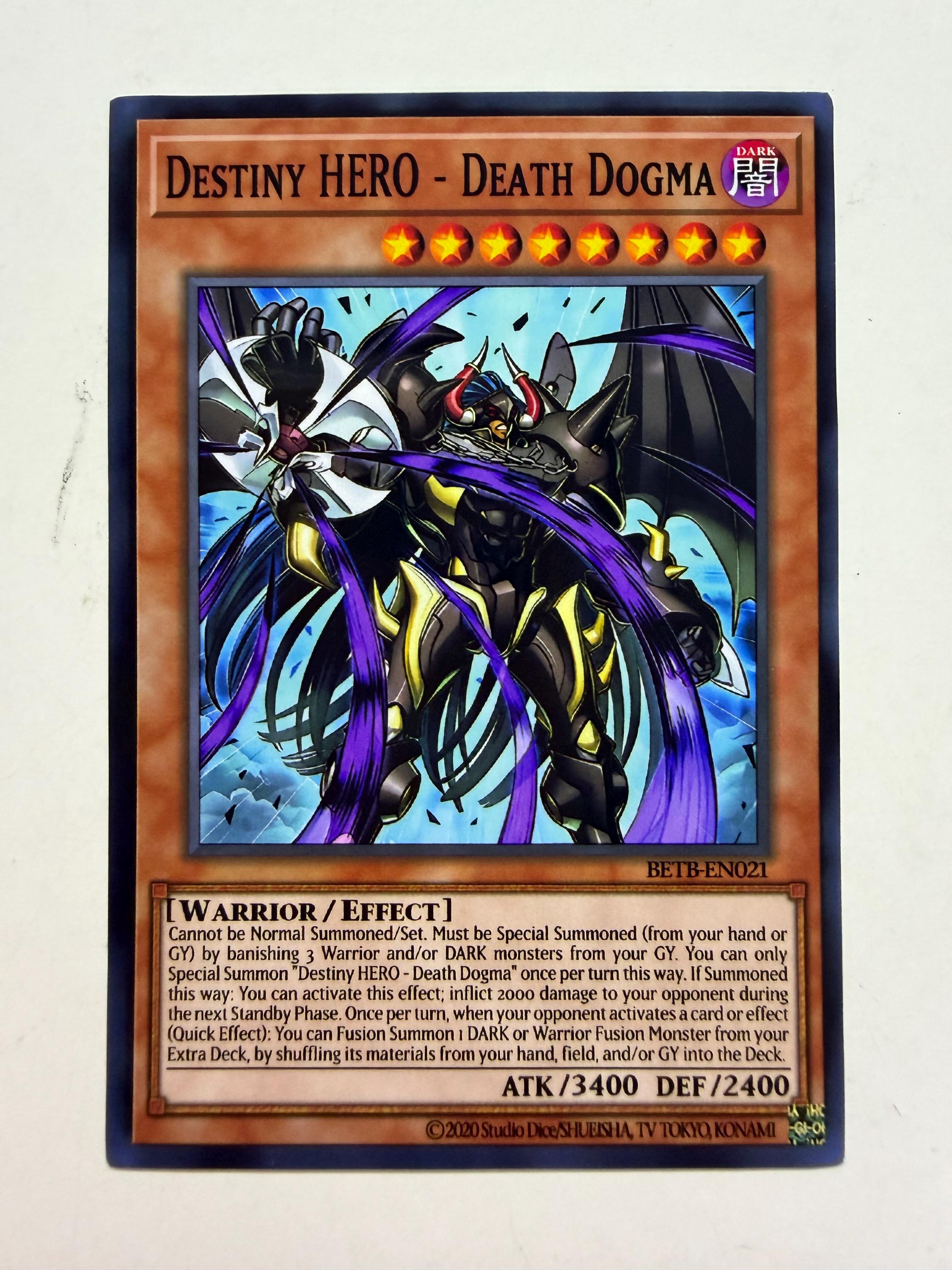 D-HERO　25thシク プリシク Destiny HERO - Death Dogma | Super Rare | Orica PROXY - Etsy