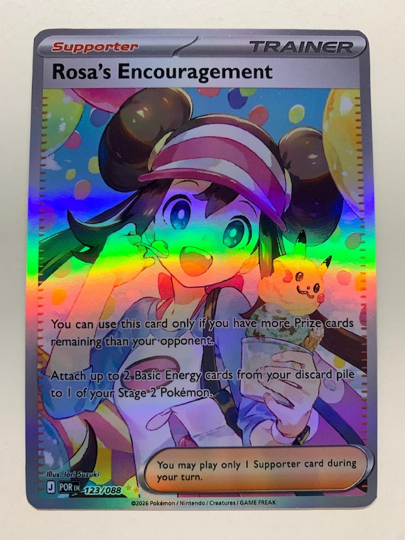 Rosa's Encouragement 123/088 | FULL HOLO | Orica PROXY - Etsy