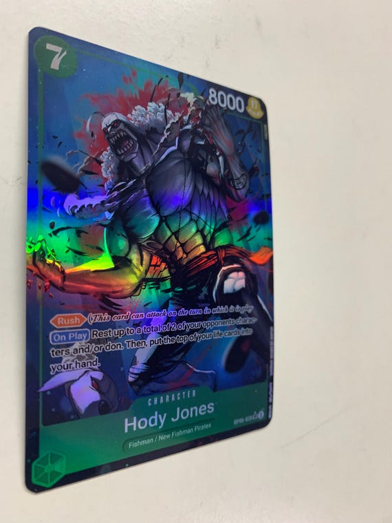 Hody Jones OP06-035 (alternate Art) | FULL HOLO | Orica PROXY - Etsy