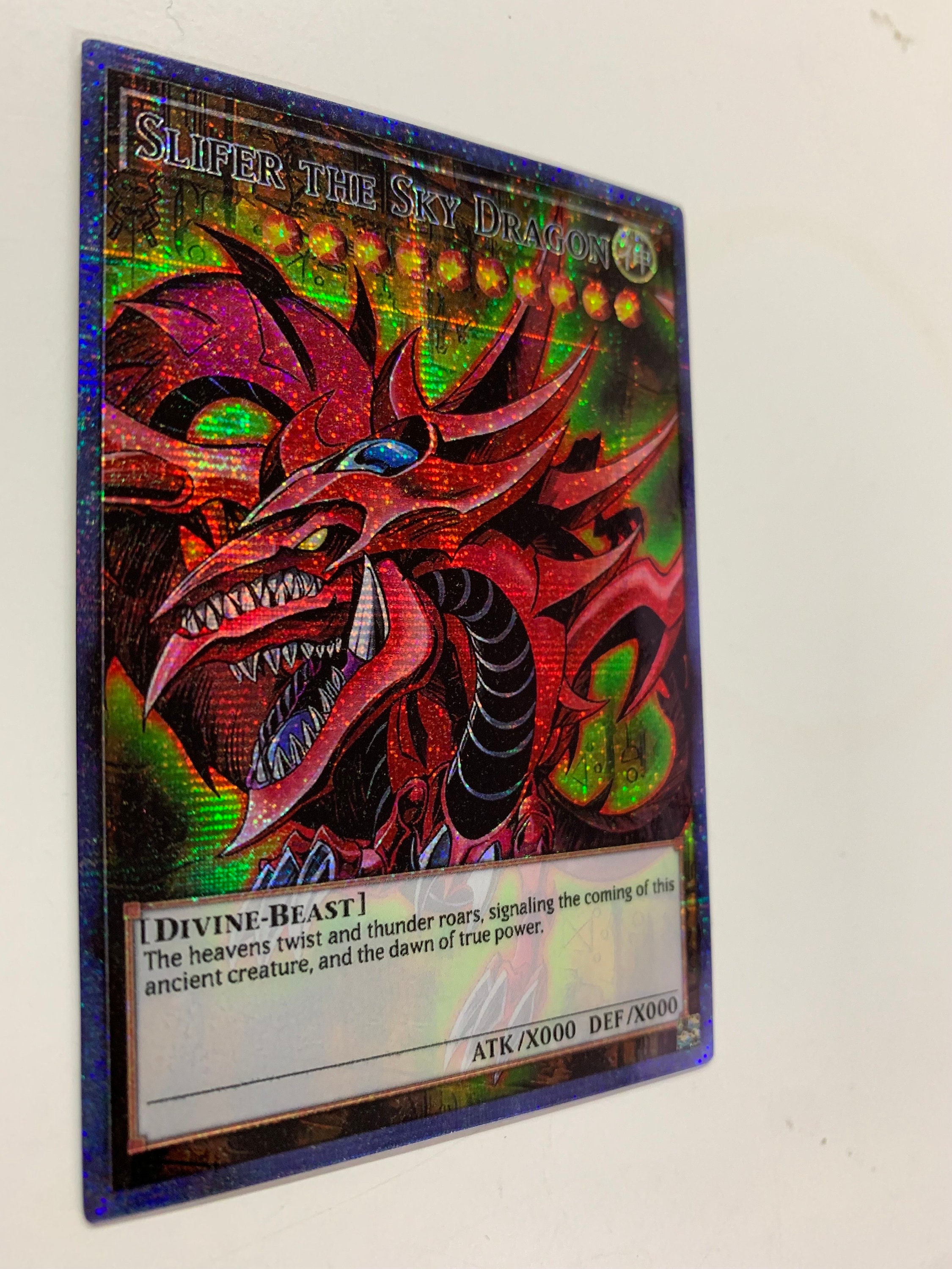 Slifer the Sky Dragon | Full Art Starlight Rare | Orica PROXY - Etsy