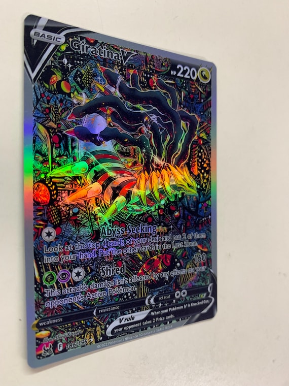 giratina v pokemon card Giratina V 186/196 | FULL HOLO | Orica PROXY