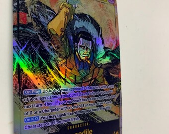 Crocodile OP14-120 (alternate Art) | FULL HOLO | Orica PROXY - Etsy
