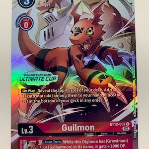 Guilmon BT12-007 (Art alternatif) | PLEIN HOLO | PROCURATION Orica