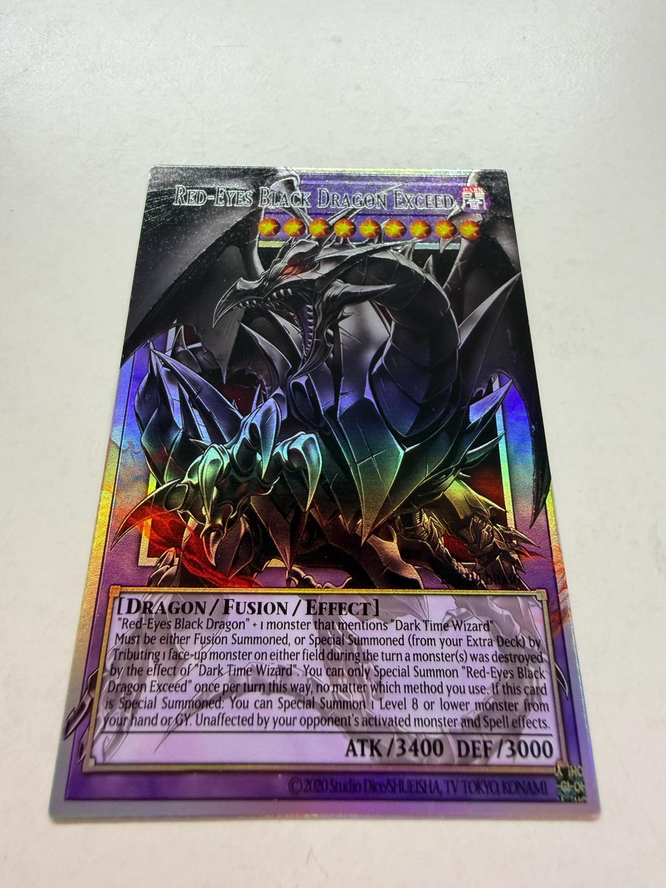 Red-eyes Black Dragon Exceed | Overframe Rare | Orica PROXY - Etsy