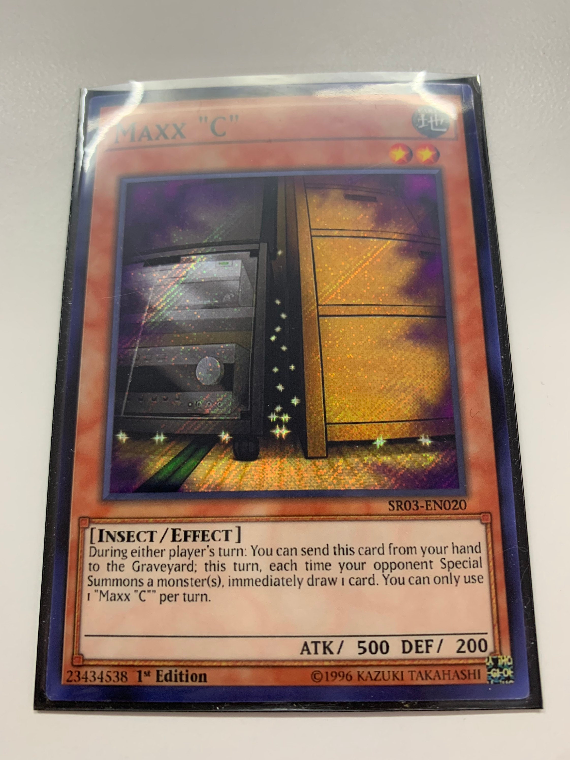 yugioh card maxx c "C" Mint / near mint condition trading card MAXX C ENGLISH REPRINT!? Yu-Gi-Oh!
