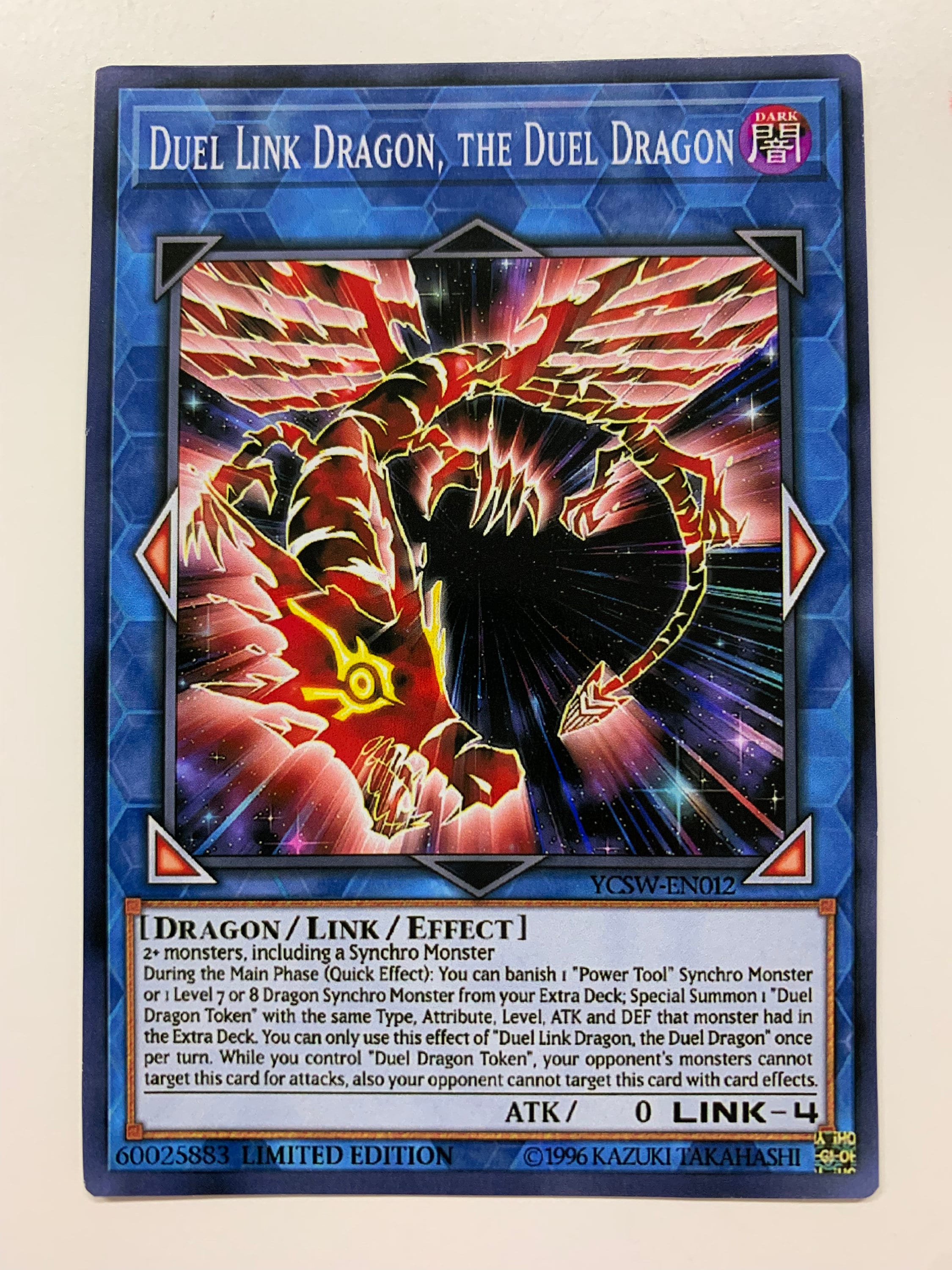 Duel Link Dragon, the Duel Dragon | Secret Rare | Orica