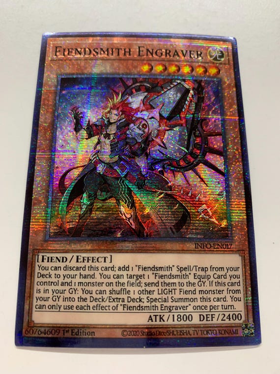 Fiendsmith Engraver | Secret Rare | Orica PROXY - Etsy