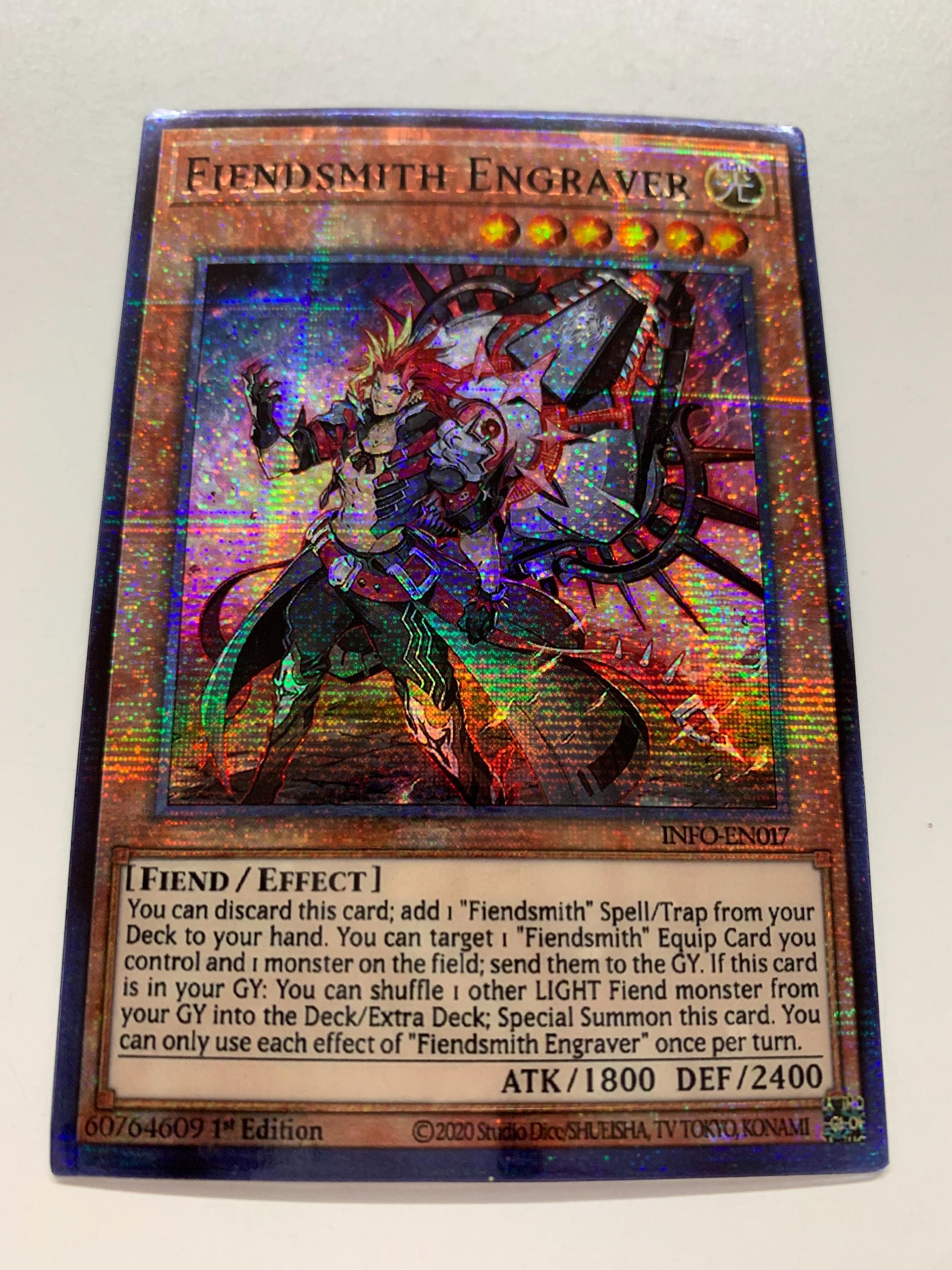Fiendsmith Engraver | Secret Rare | Orica PROXY - Etsy