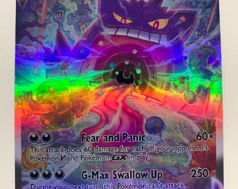 ゲンガー 苦悶の姿 VMAX ポケモンカード - Etsy 日本